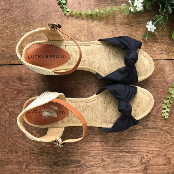 LUCKY BRAND krizhy espadrille wedges | Size 8 - Picture 3 of 6